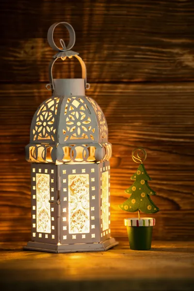 Christmas lantern. — Stock Photo, Image