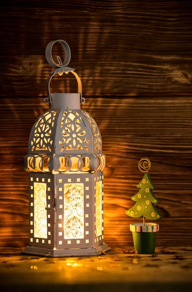 Christmas lantern. — Stock Photo, Image