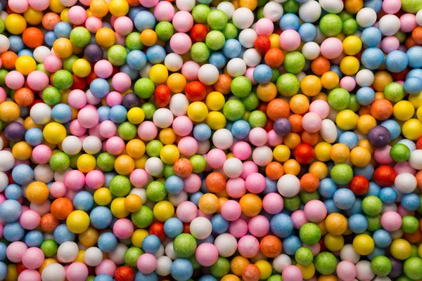 Small colored balls.
