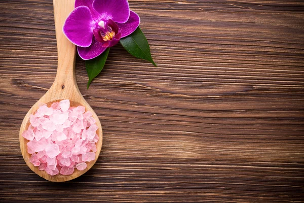 Hibiscus sea salt. — Stock Photo, Image