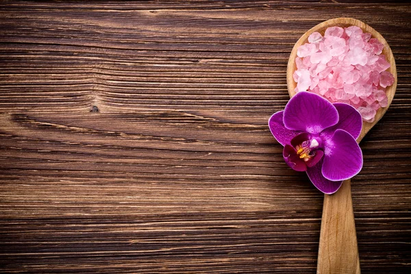 Hibiscus sea salt. — Stock Photo, Image