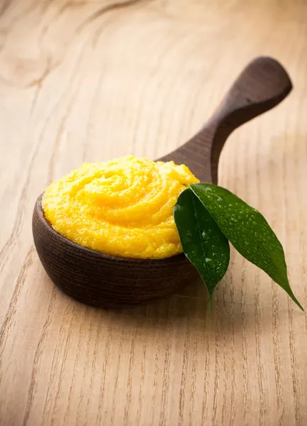 Mantequilla corporal de mango . — Foto de Stock