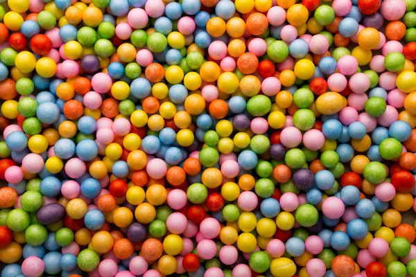 Мелкие цветные шарики . — стоковое фото