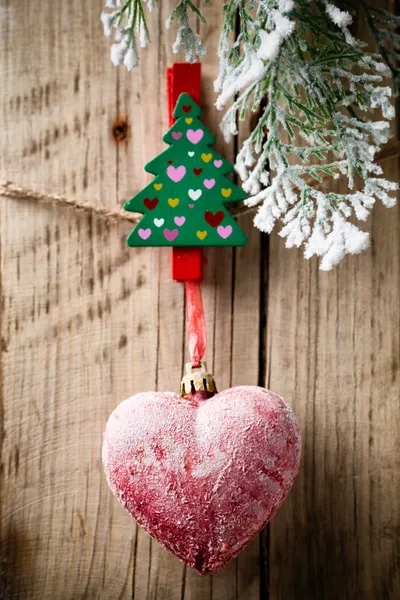 Christmas peg. — Stock Photo, Image