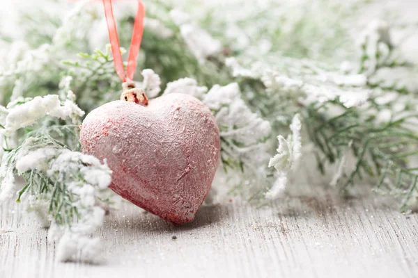 Corazón de Navidad . —  Fotos de Stock