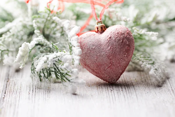 Corazón de Navidad . —  Fotos de Stock