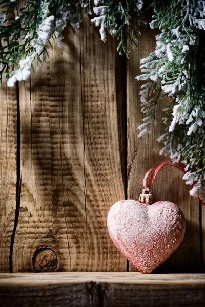 Рождественское сердце . — стоковое фото