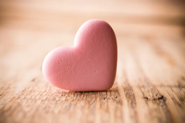 Coração rosa. — Fotografia de Stock