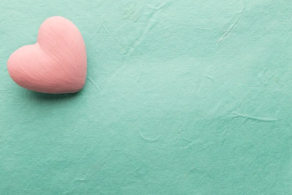 Coração rosa. — Fotografia de Stock