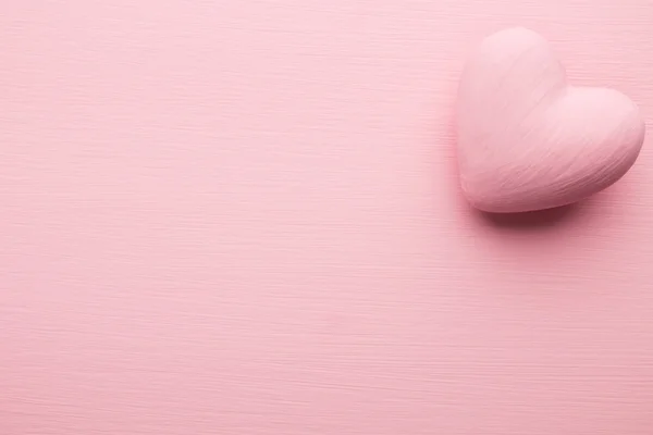 Coração rosa. — Fotografia de Stock