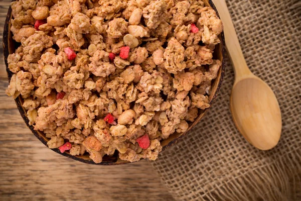 Muesli. — Stockfoto