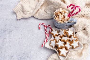 Noel sahnesi, sıcak atmosfer eski kış mevsimi.