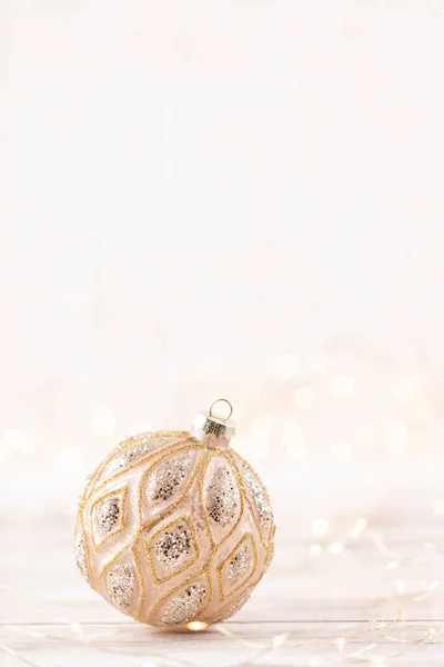 クリスマスと新年の居心地の良い装飾 ボケの背景 — ストック写真