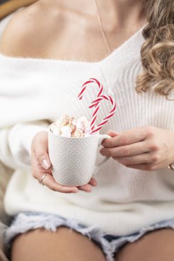 Noel sihirli sahnesi, rahat atmosfer.