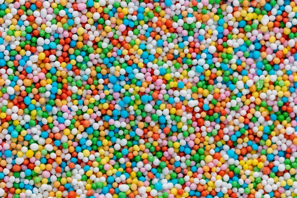 Sugar Sprinkle Dots Decoration Cake Lot Sprinkles Background — Stock Photo, Image