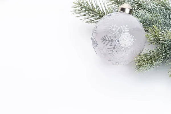 Christmas Decoration White Background — Stock Photo, Image