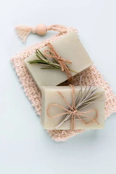 Natural Handmade Soap Organic Soap Bars Plants Extracts — Stock Photo, Image