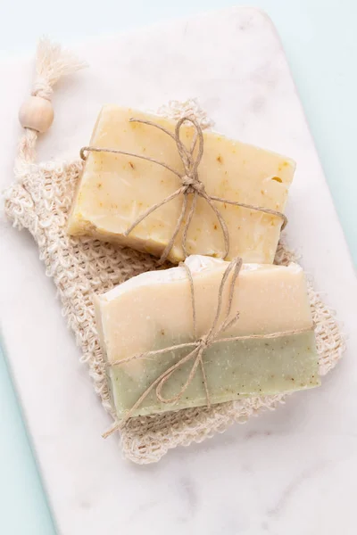Natural Handmade Skincare Organic Soap Bars Plants Extracts — Φωτογραφία Αρχείου