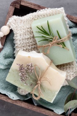 Doğal el yapımı sabun. Bitki özlü organik sabunlar..