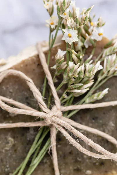 Sabão Artesanal Natural Barras Sabão Orgânico Com Extratos Plantas — Fotografia de Stock