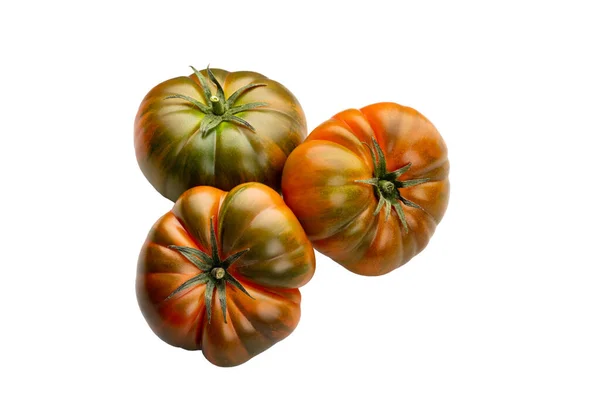 Tomate Héritière Isolée Sur Fond Blanc Chemin Coupe Tomates Images De Stock Libres De Droits