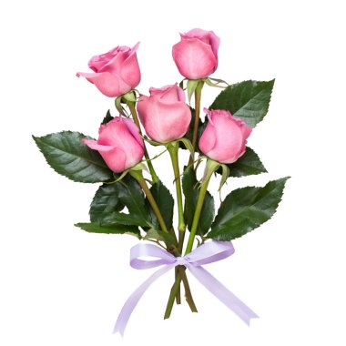 Çiçek tebrik kartı. Gri arkaplanda pembe gülden yapılmış bir çerçeve. Düz konum, üst görünüm, kopyalama alanı.