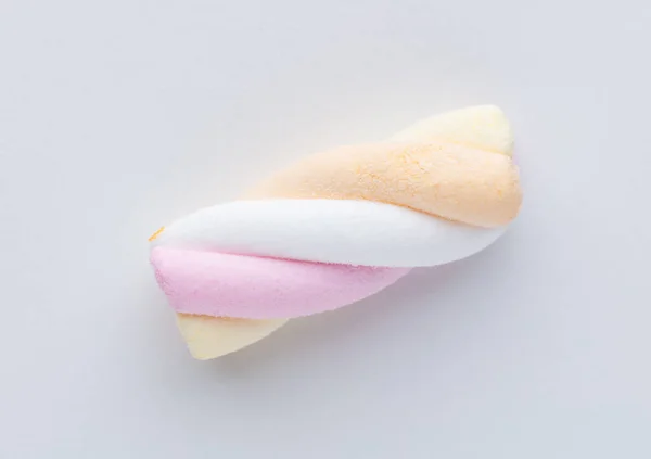 Colorful Marshmallows Pastel Background — Stock Photo, Image