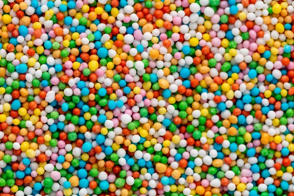 Sugar Sprinkle Dots Decoration Cake Lot Sprinkles Background — Stock Photo, Image