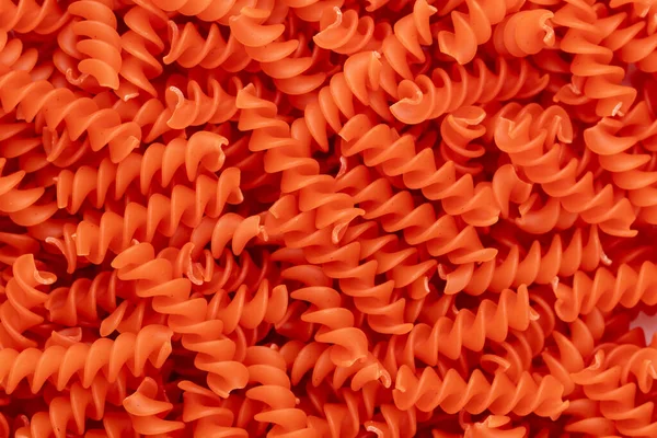 Whole Lentils Fusilli Pasta Background — Stock Photo, Image