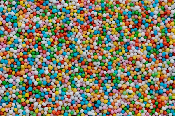 Sugar Sprinkle Dots Decoration Cake Lot Sprinkles Background — Stock Photo, Image