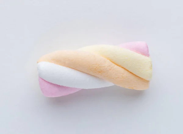 Colorful Marshmallows Pastel Background — Stock Photo, Image