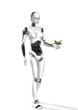 Siber robot kadın