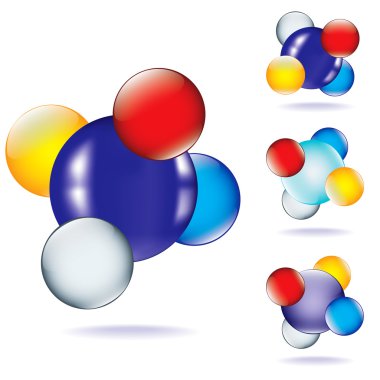 Moleküler Icon set