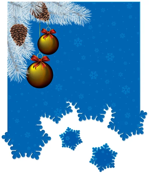 クリスマスカード — ストックベクタ