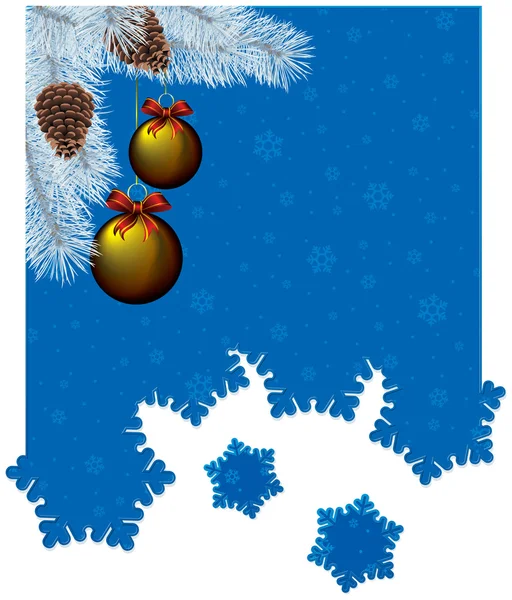 Tarjeta de Navidad — Vector de stock