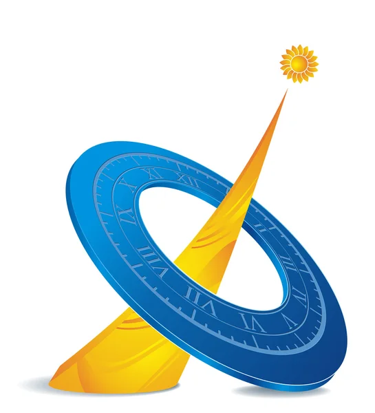 Sundial icon — Stock Photo, Image