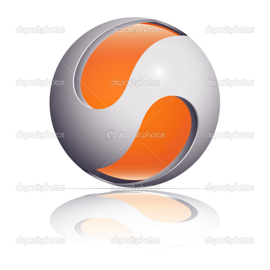 abstract sphere icon