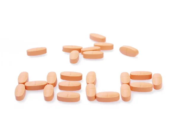 Gula tabletter — Stockfoto