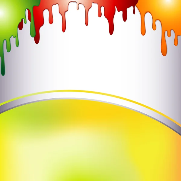 Cadre de peinture coloré — Image vectorielle