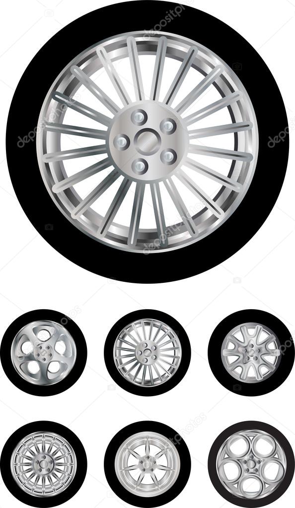 Car wheels collection
