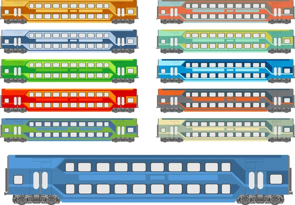 火车车厢 — 图库矢量图片