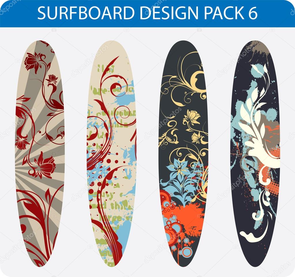 Surfboard design pack 6