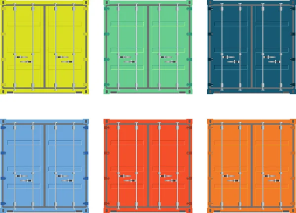 Contenedores Cago — Archivo Imágenes Vectoriales