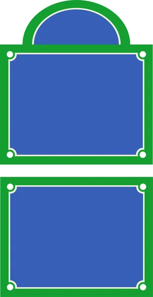 Street name plate Royalty Free Stock Illustrations