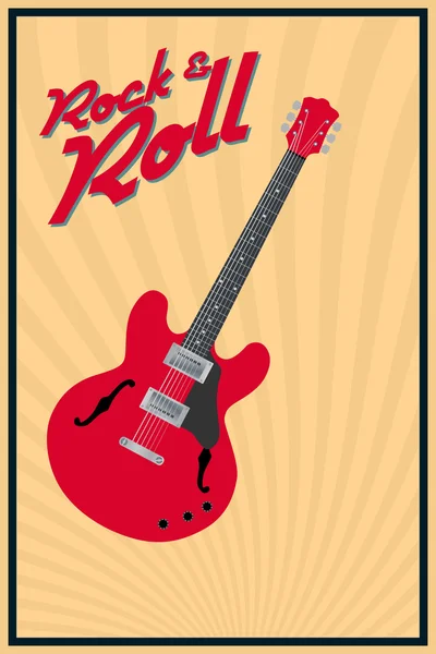 Rock en roll — Stockvector