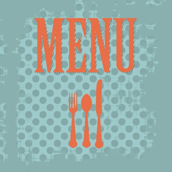 Menu Vintage — Vetor de Stock