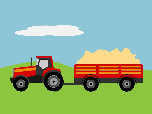 Vehículos agrícolas — Vector de stock