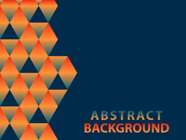 Metin için düz renk alanı olan renkli soyut arkaplan