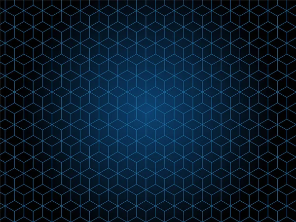 Style Cubes Background Blue Theme Colors — Stock Vector
