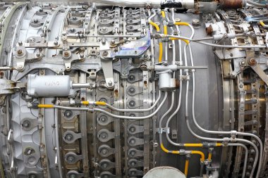 uçak turbojet motoru